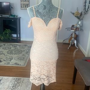 PINK LACE DRESS